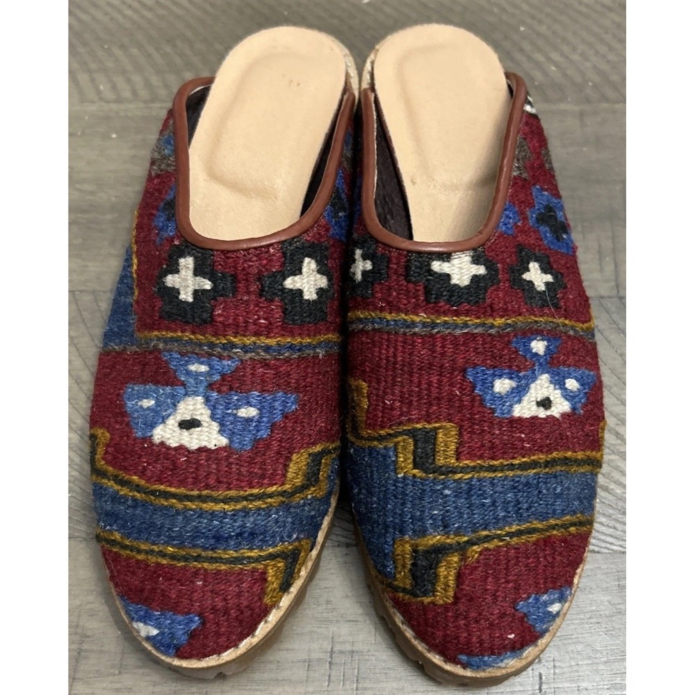 Artemis Design Women's Kilim Loafers Shoes Sz US 8 Woven Slip On CLEAN No Wear